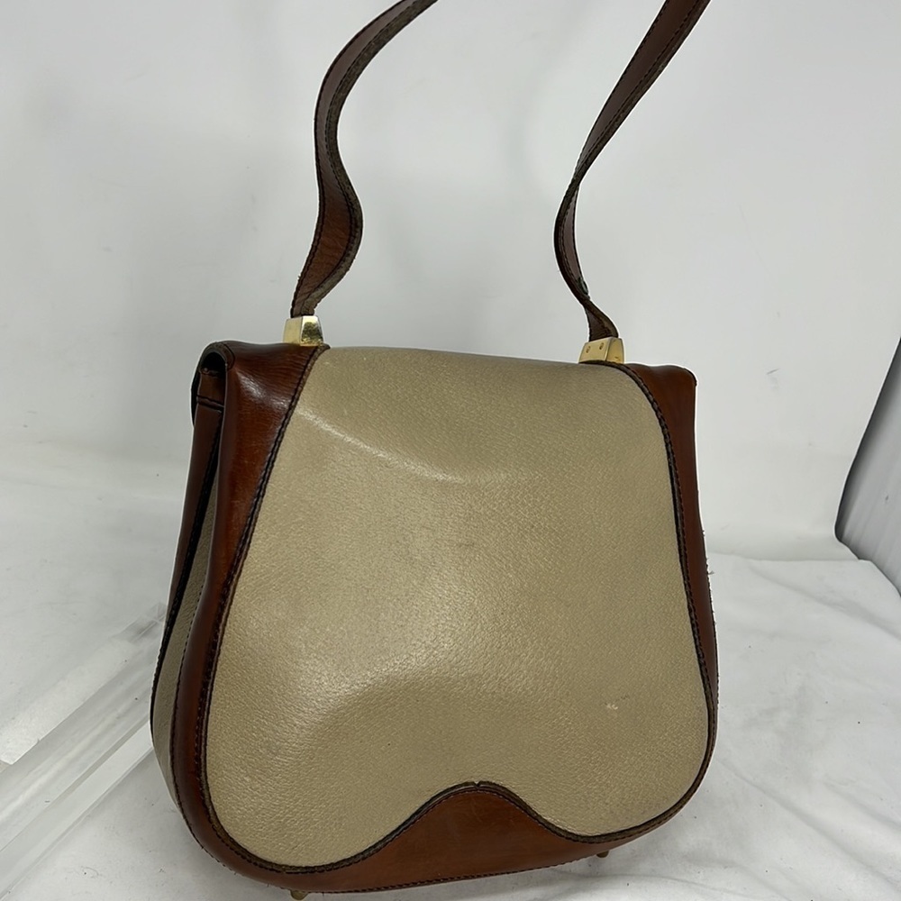 Koret Structured Large Leather Shoulder Handbag - image 7